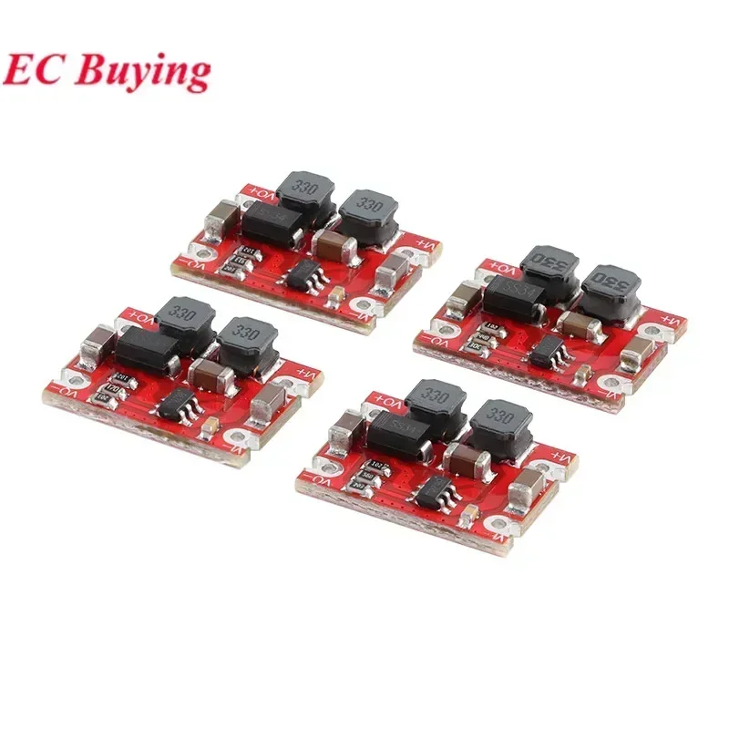 10Pcs/lot DC-DC Input 3V-15V to 3.3V 4.2V 5V 9V 12V Output 600mA Automatic Buck Boost Power Supply Module Step Up/Down Board PCB