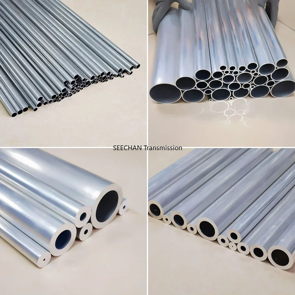 

6063 Алюминиевая трубка OD21-25 мм Длина 300 мм 500 мм Круглая труба из алюминиевого сплава Прямая большая внешняя диаметр Толщина 0,5-11 мм