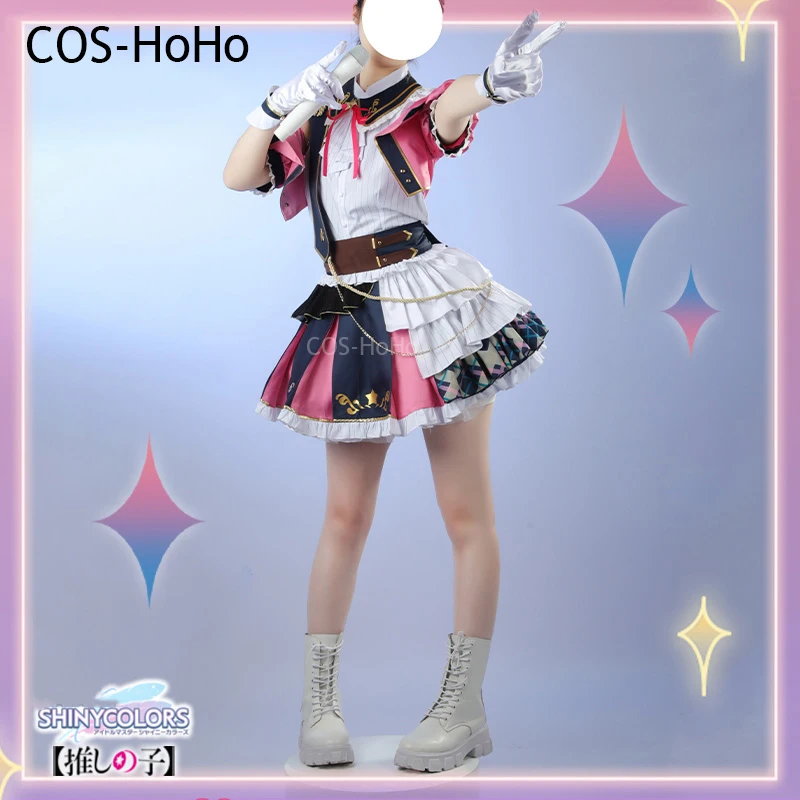 

COS-HoHo Anime Oshi no Ko Hoshino Rubii Game Suit Sweet Lovely Uniform Cosplay Costume Halloween Party Outfit Women Any Size