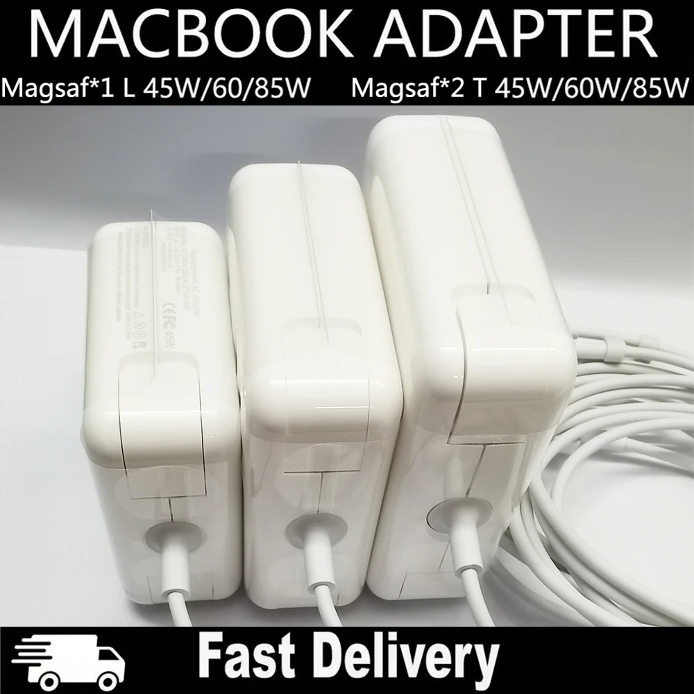 Caricatore 85W T-Tip Per MacBook Pro 13, 15 E 17 Pollici, Modelli A1424, A1398, A1425, A1502, Con Connettore Magnetico E LED