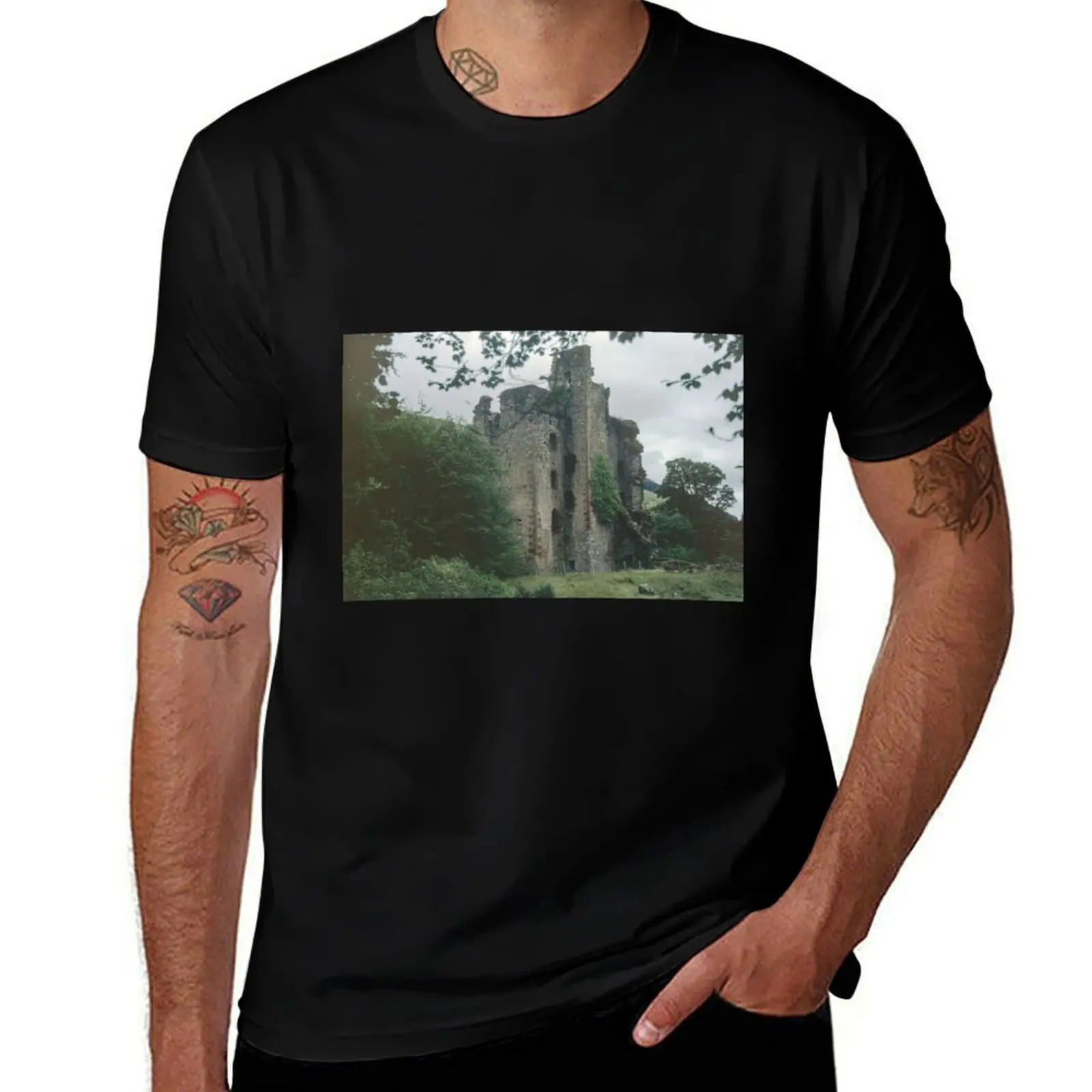 Invergary Castle ruined 1746 by butcher Cumberland, Loch Oich Caledonian Canal Scotland 19840914 0025 T-Shirt