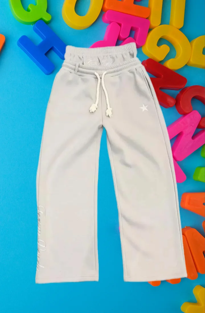 

Y2K Loose Double Waist Casual Pants American Gothic Solid Color Letter Embroidered Sweatpants Hip Hop Trend Drawstring Trousers
