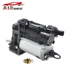 For Mercedes Benz W221 W164 X164 W166 X166 Air Suspension Compressor Pump with Air Valve A2213200704 A1643201204 A1663200104