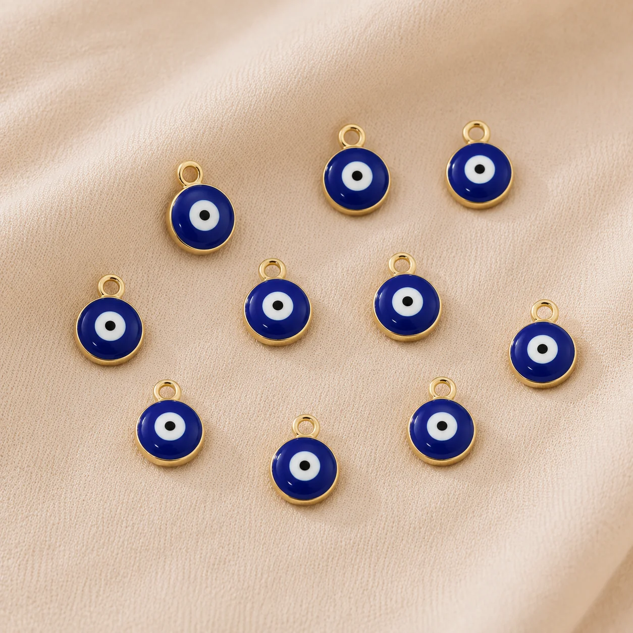 20pcs Enamel Blue Eye Charms Pendants for DIY Bracelet Necklace Earrings Jewelry Making Accessories - AliExpress 36