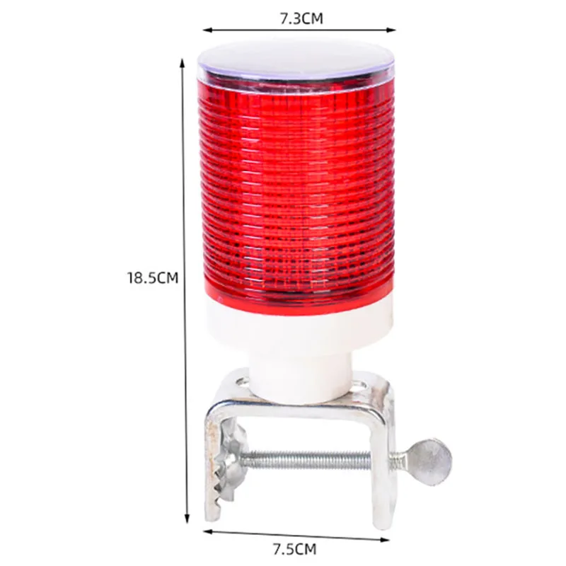 Luz de advertencia Solar LED de Alta Luz, luces de barandilla de construcción de carreteras fuertes y duraderas, lámpara de señal marina