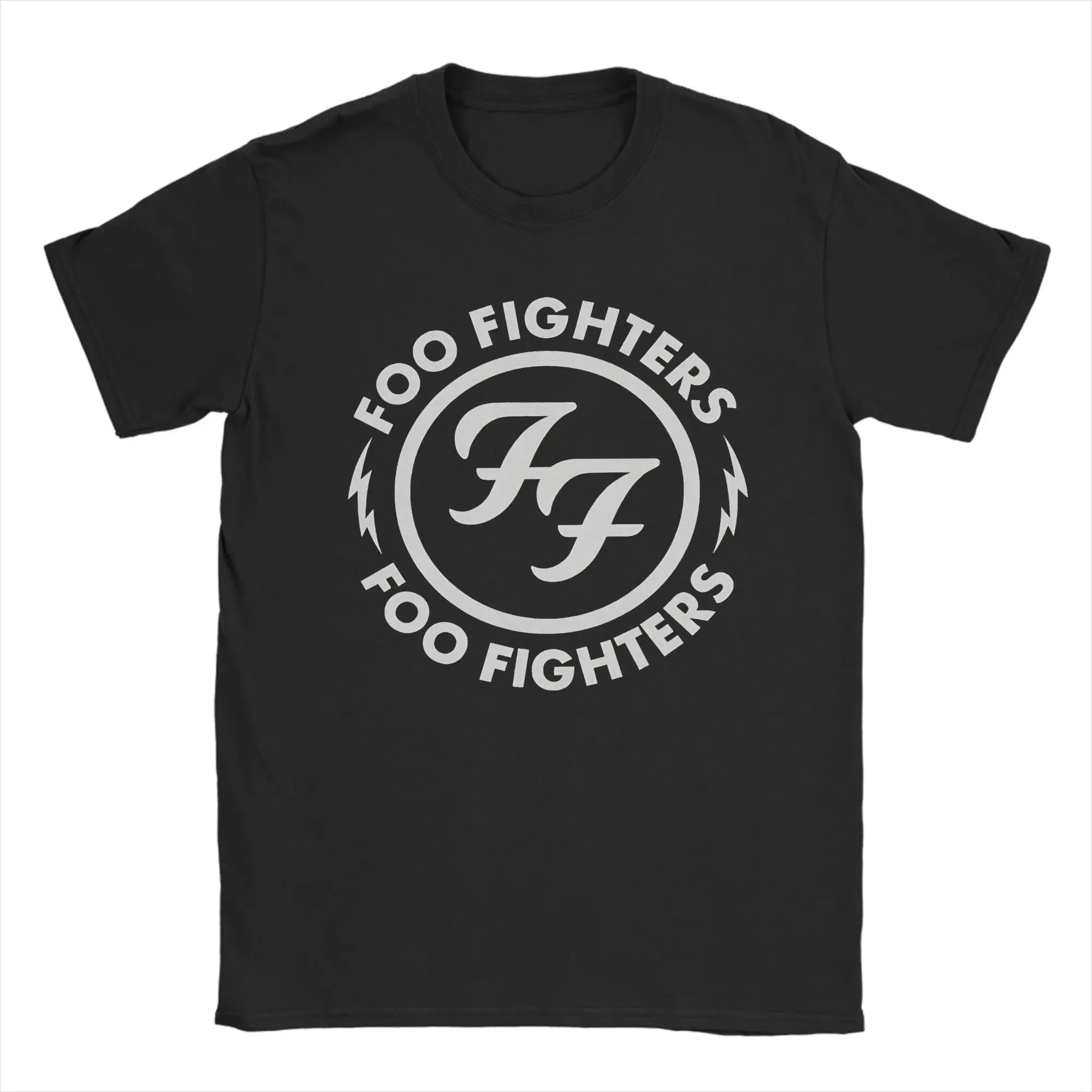 F-Foo F-Fighters جرافيك طباعة تي شيرت روك باند الملابس القطنية العصرية قصيرة الأكمام للجنسين جولة الرقبة تي شيرت تي شيرت مطبوع #1