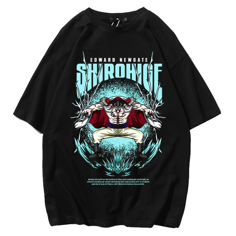 เสื้อยืดแขนสั้นลายการ์ตูนอนิเมะวันพีซสำหรับผู้ชายและผู้หญิง คอลเลคชั่นใหม่ประจำฤดูร้อนปี 2026 สไตล์ฮาราจูกุ พิมพ์ลายอเมริกันสุดเทรนดี้ ลำลอง เหมาะสำหรับพ่อแม่ลูก