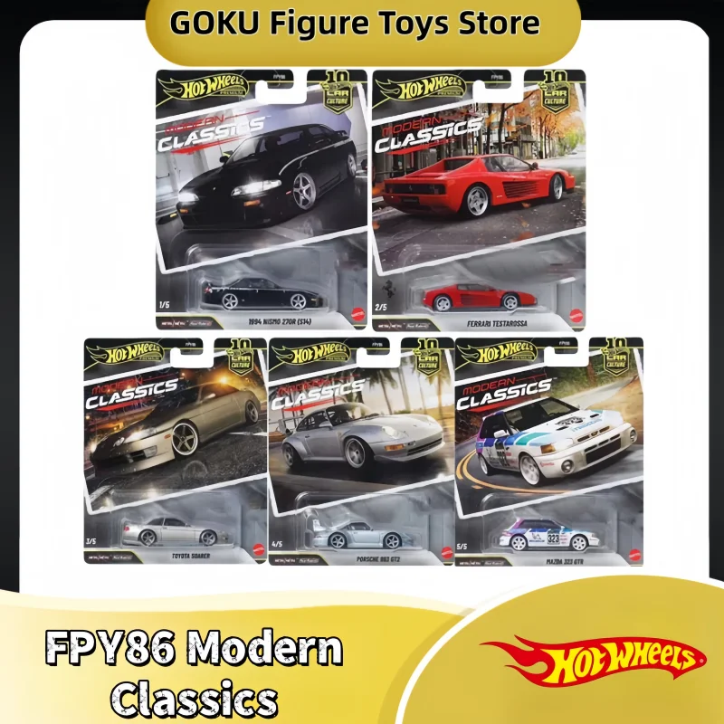 

Hot Wheels Car Culture FPY86 Modern Classics Rally Alloy Car Model Metal Base Rubber Tires Collectible Diecast Toy Birthday Gift