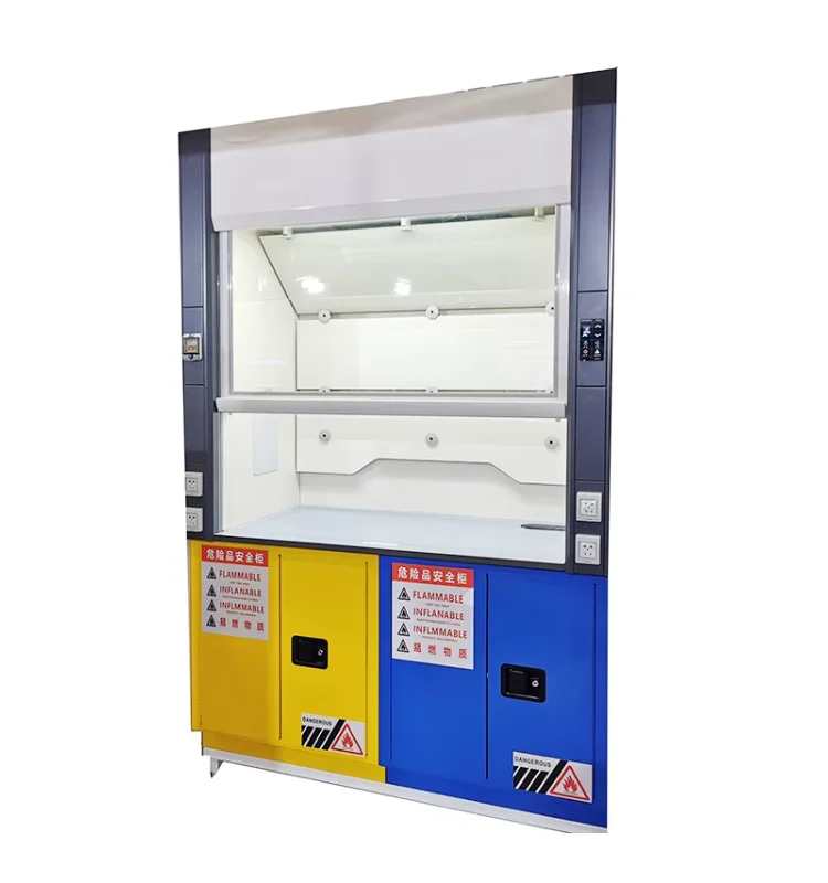 

Factory wholesale Polypropylene laboratory furniture PP fume hood lab fume exhaust cupboard
