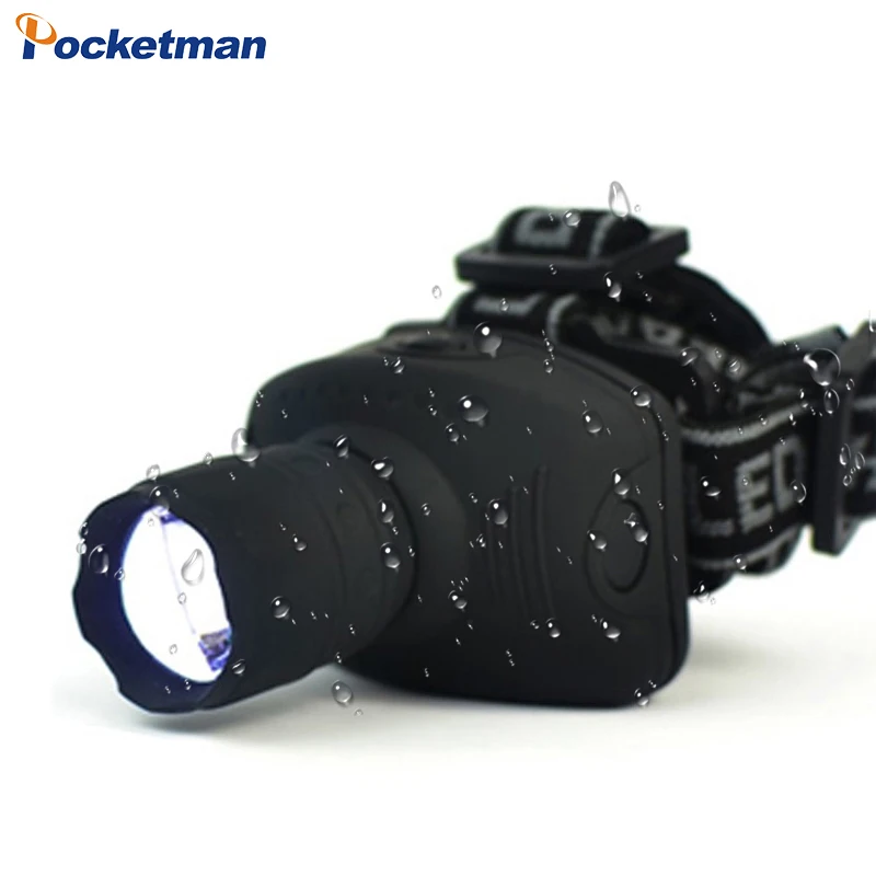 

Mini Portable LED Headlight Headlamp Flashlight Frontal Lantern Zoomable Head Torch Light To Bike for Camping Hunting Fishing