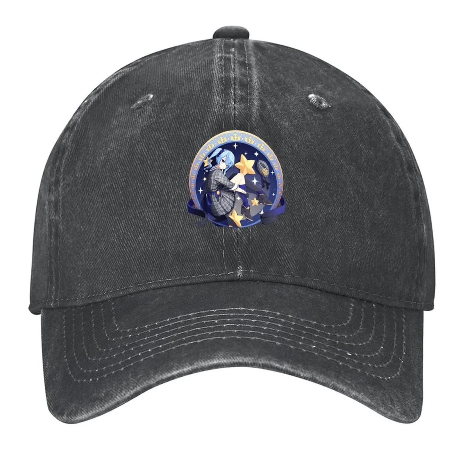 

Hoshimachi Suisei Hololive Baseball Cap tactical cap Military Tactical Cap Sunscreen Hip Hop Men Women's