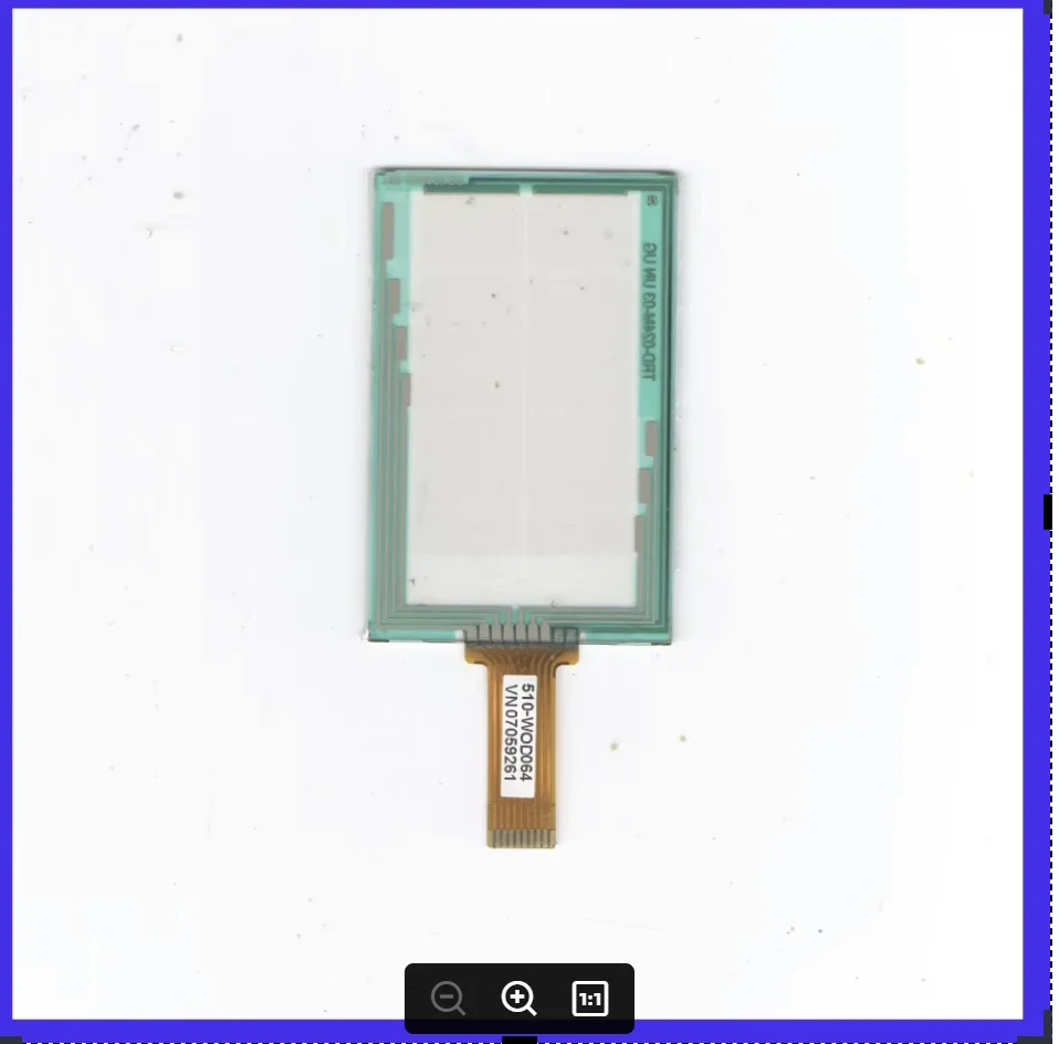ZhiYuSun 2.4inch 69mm*45mm Touch Screen 9 wire resistive  touch panel overlay kit  69*45 TOUCH SCREEN  GLASS TRD-024M-03 UN UG