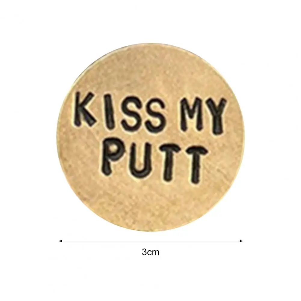 Golf Cap Marker Easily Use Golf Markers Portable Anti-Scratch  High Quality Corrosion Resistant Golf Markers