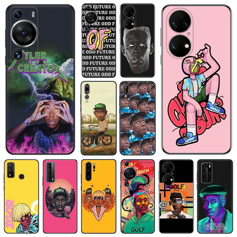 Matte Soft Phone Case for Honor X7b X8b X9b X6 X6a 90 70 Magic5 X8a X9a Tyler The Creator Huawei P40 P30 P20 P Smart Black Cover