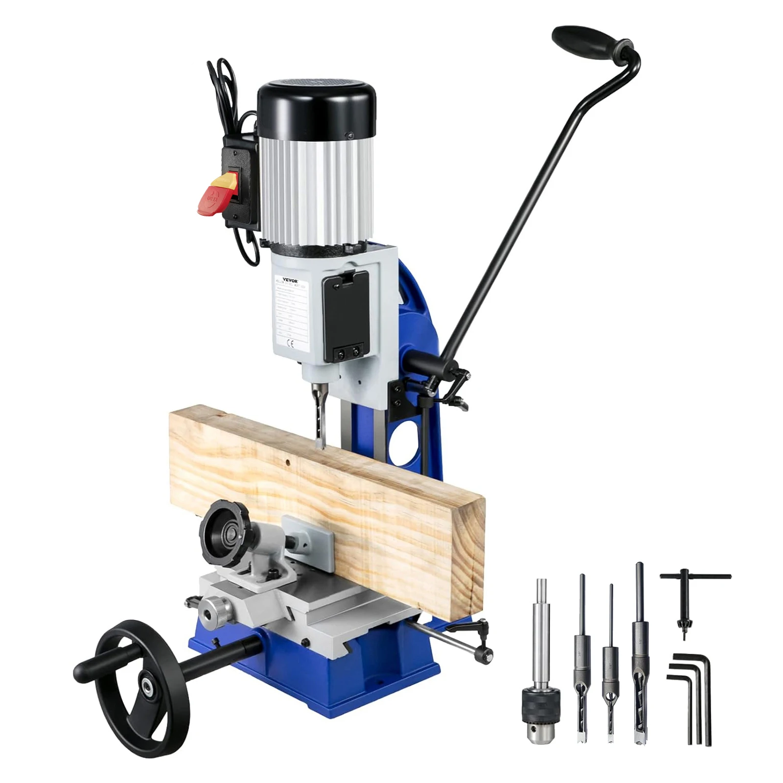 VEVOR 550W Mortasatrice MS36127A3 Macchina a Scalpello Cava a Mortasa per Lavorazione del Legno 2800RPM   Mortasatrice da Banco