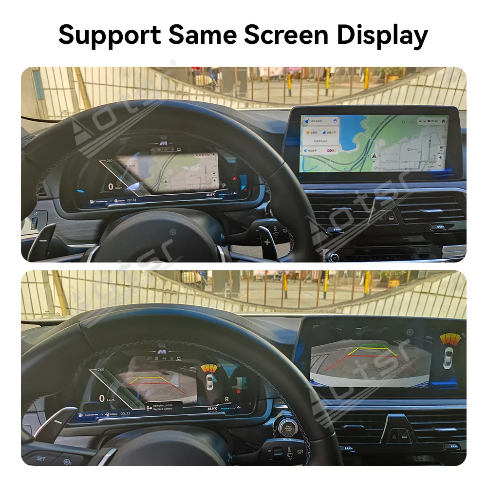 For BMW 5/6/7 Series/X3/X4/X5/X6 Popular Digital Cluster Dashboard Panel LCD Virtual Instrument Cluster Speedometer Cockpit