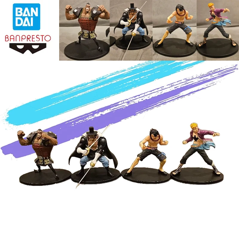 

Bandai Banpresto Original One Piece Battle Record Collection Portgas D Ace Jozu Vista Marco Anime Action Figures Model Gift Toy