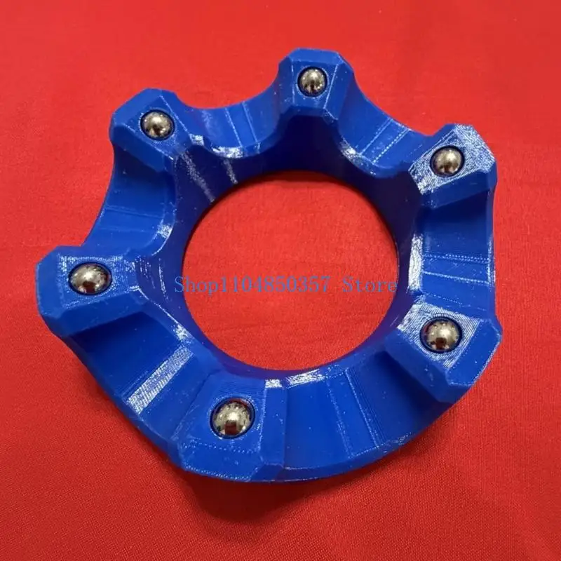 

652F Bowling Ball Rotators Stand 360 Degrees Smooth Rotating Spinners With 6 Steel Ball for Surfaces Sanding