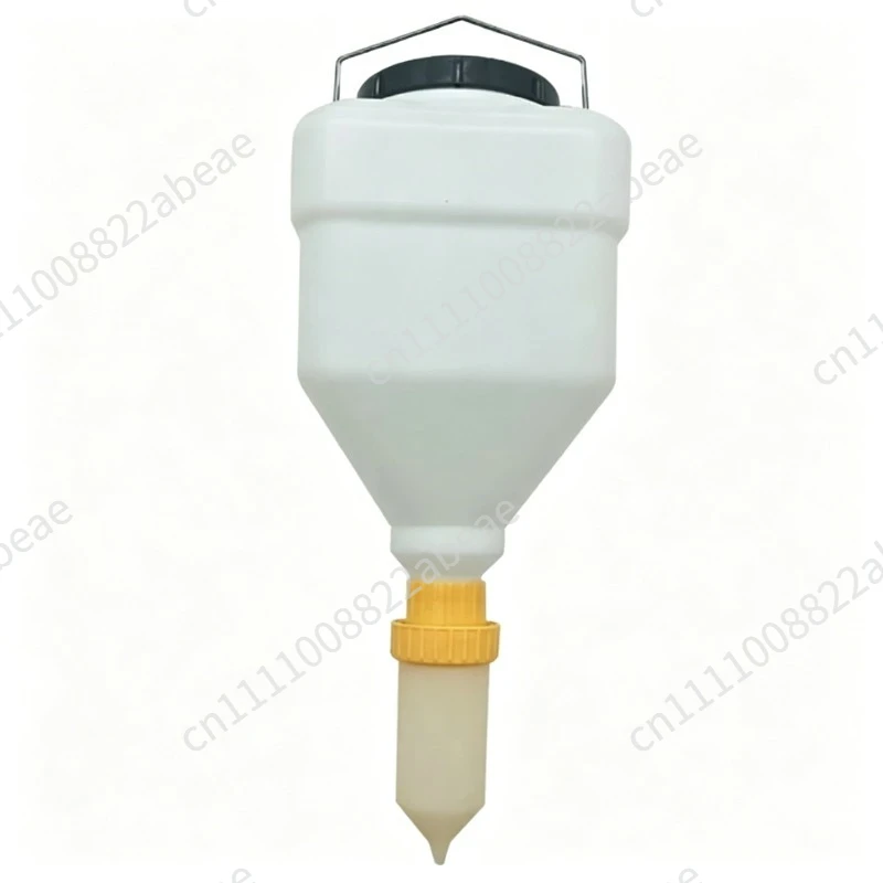 5.5L Commercial Squeeze Bottle with Wide Mouth, Food Safe Sauce Dressing Dispenser, Easy Fill Clean for Kitchen