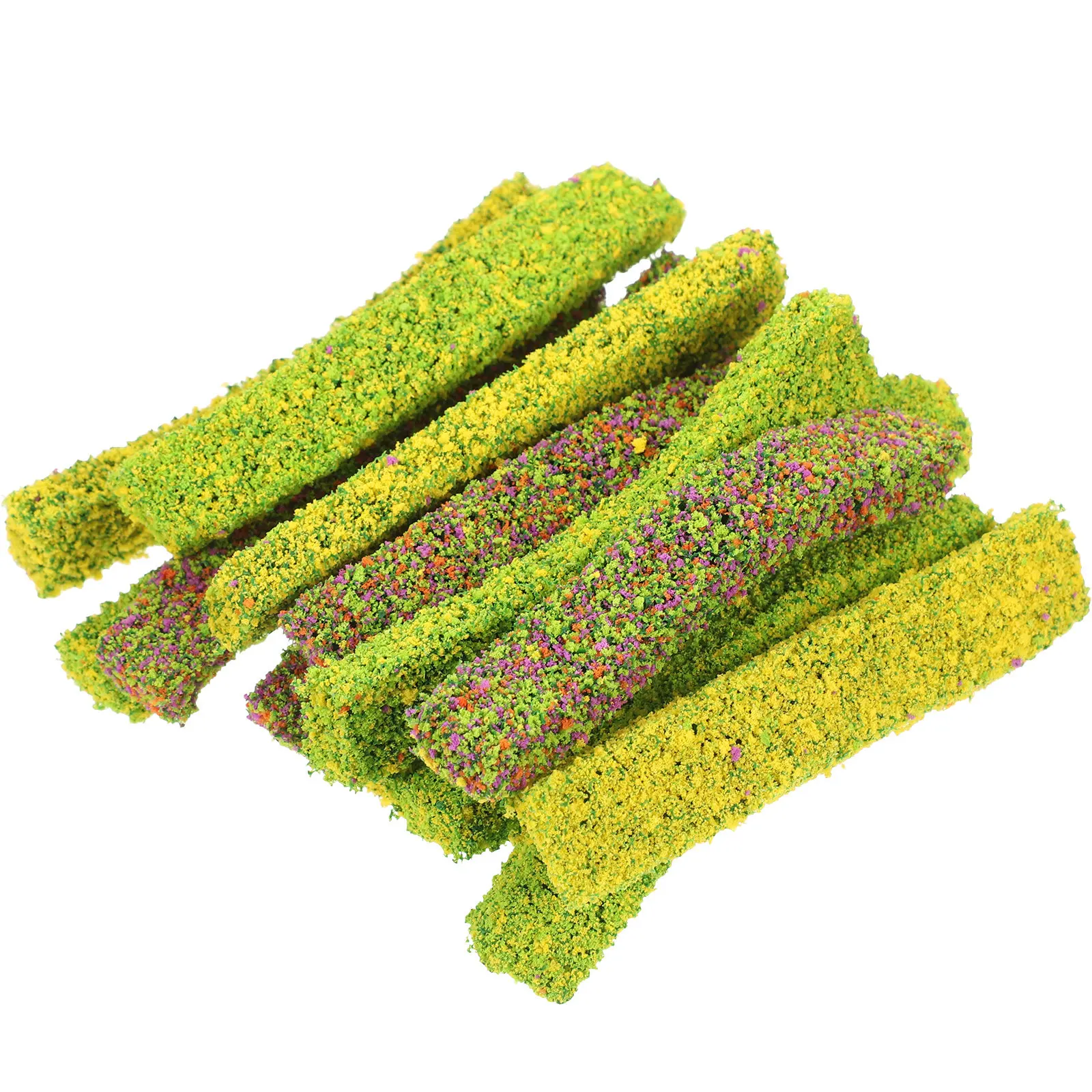 

15Pcs Artificial Shrub Cluster Simulation Bush Strips Landscape Decor for DIY Sand Table Micro Landscape Scenes