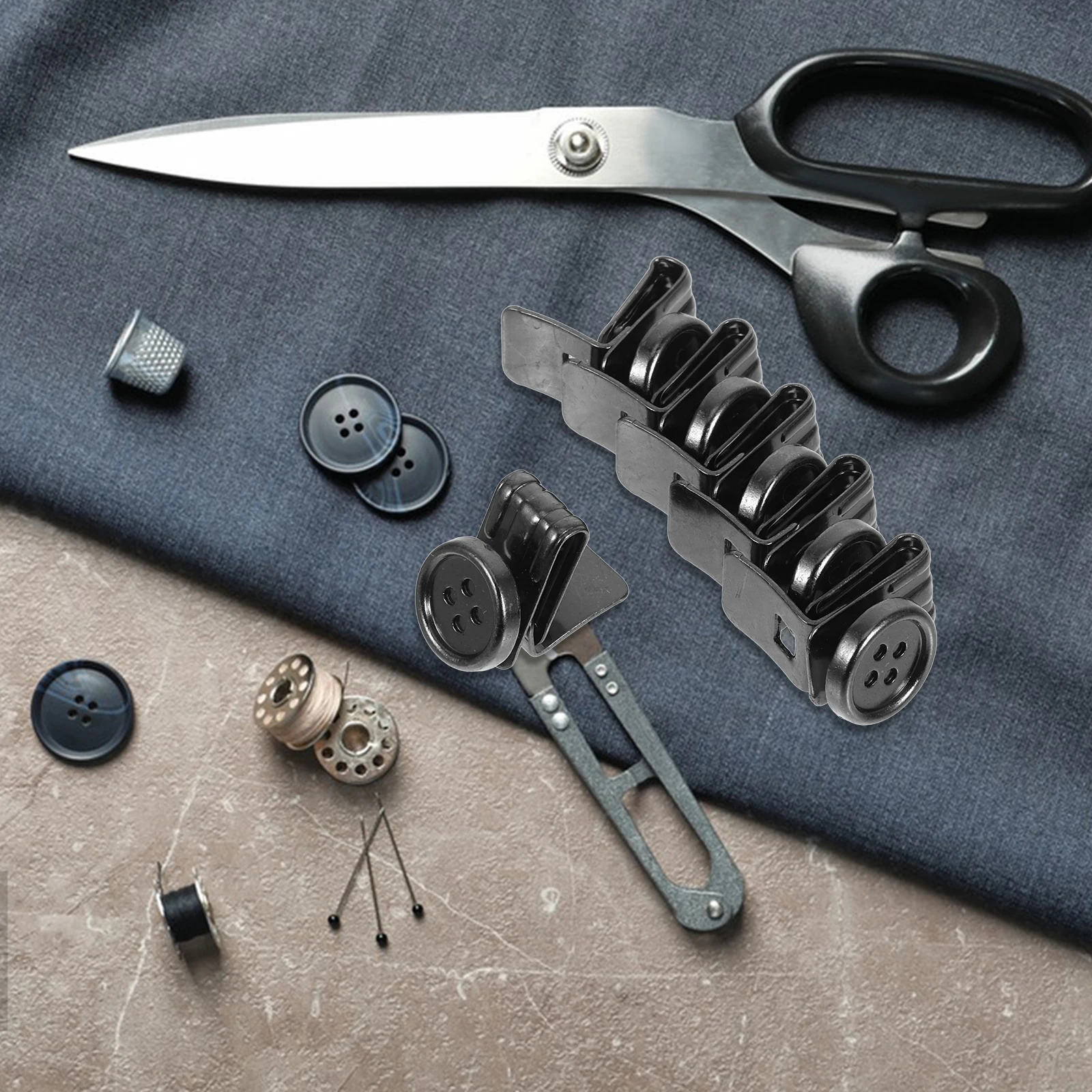 

6Pcs Metal Suspender Buttons for Men Pants Hat Button Replacement Compact Lightweight Button Braces for Men Trousers