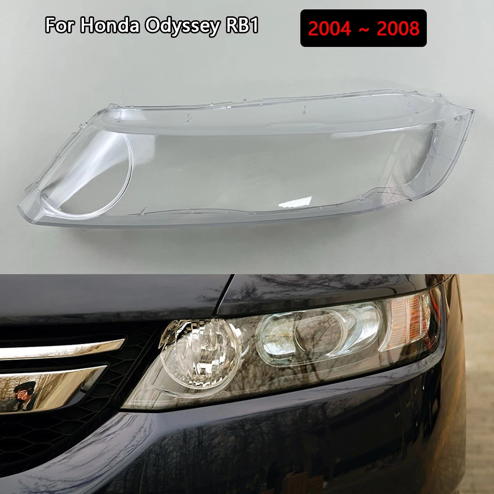 

Car Front Headlight Lens Cover Auto Case Headlamp Glass Lampshade For Honda Odyssey RB1 2004 2005 2006 2007 2008