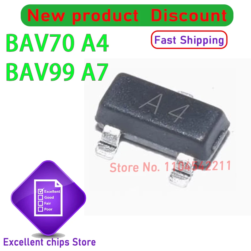 100Pcs/Lot New BAV7…