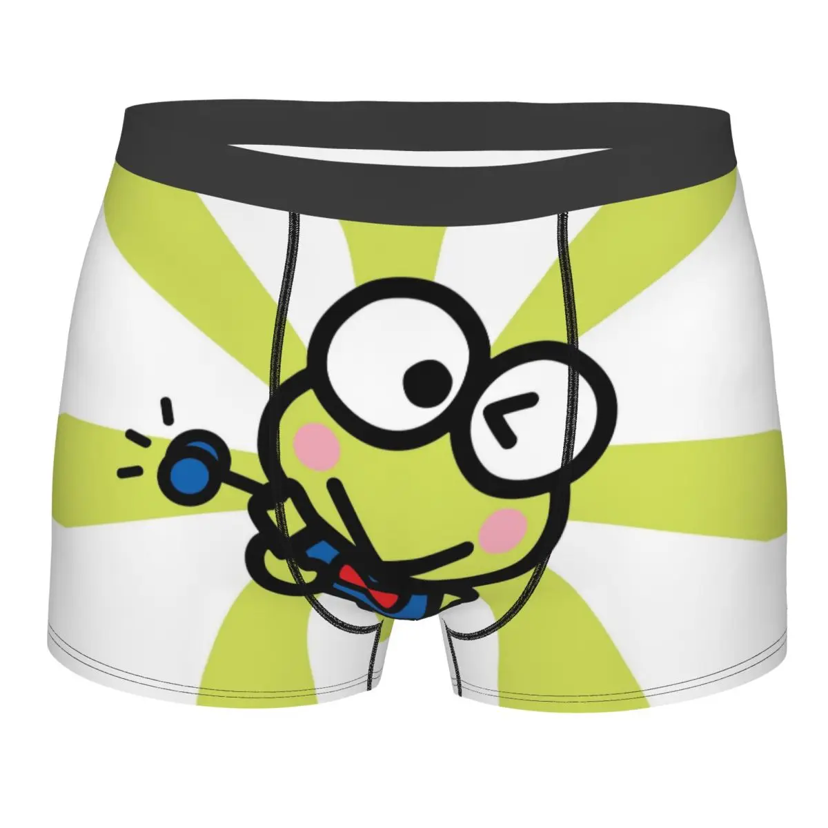 

Милое нижнее белье Kerokero Keroppi на заказ, мужские эластичные трусы-боксеры, шорты, мягкие трусы для Homme