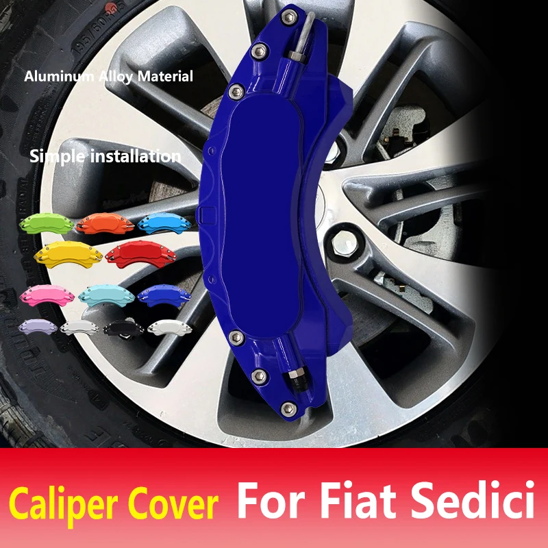 

Car Brake Caliper Cover For Fiat Sedici Aluminum Alloy Metal Front Rear Kit