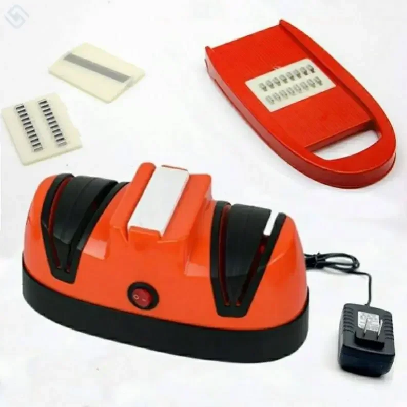 

Точилка для ножей, автоматическая маленькая универсальная точилка для ножей, домашняя электрическая шлифовальная кухонная нож с открытым краем