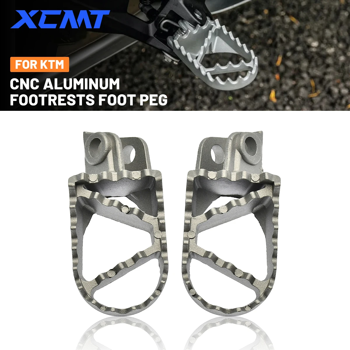 

Motorcycle Footrests Foot Peg Pit Dirt Bike Aluminum Front Footrests Pedals For KTM SX 125150 250 SXF XC 250 EXC 450 Motocross