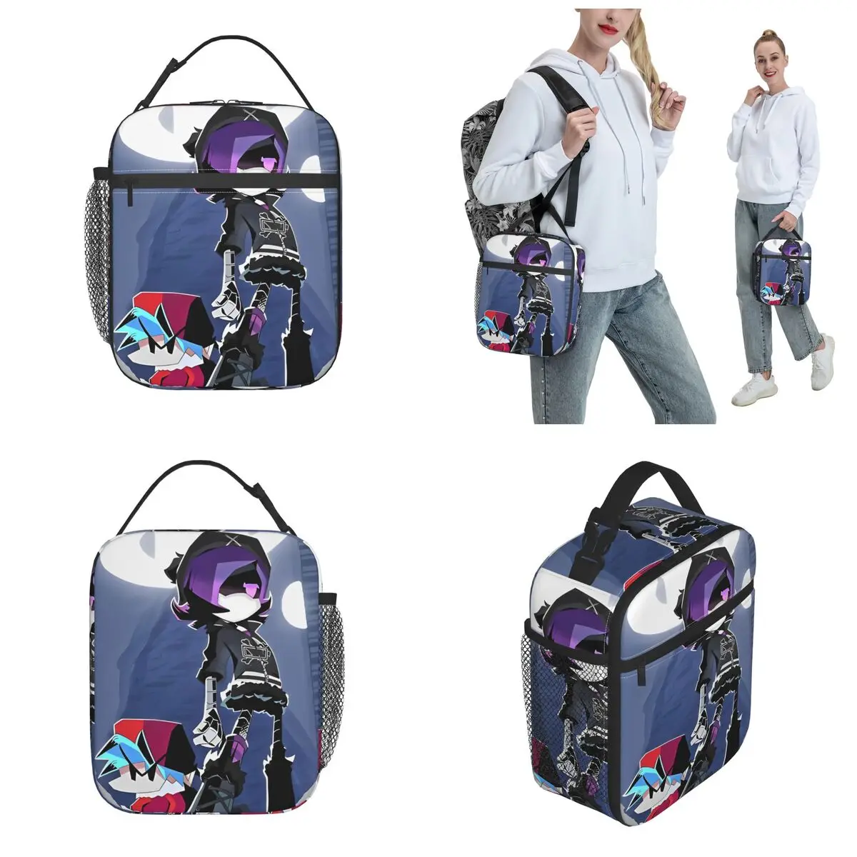 القتل الطائرات بدون طيار عوزي البواب طائرات القتل معزول حقيبة الغداء وجبة الحاويات حقيبة حرارية حمل علب الاغذية الشاطئ السفر بينتو الحقيبة #4