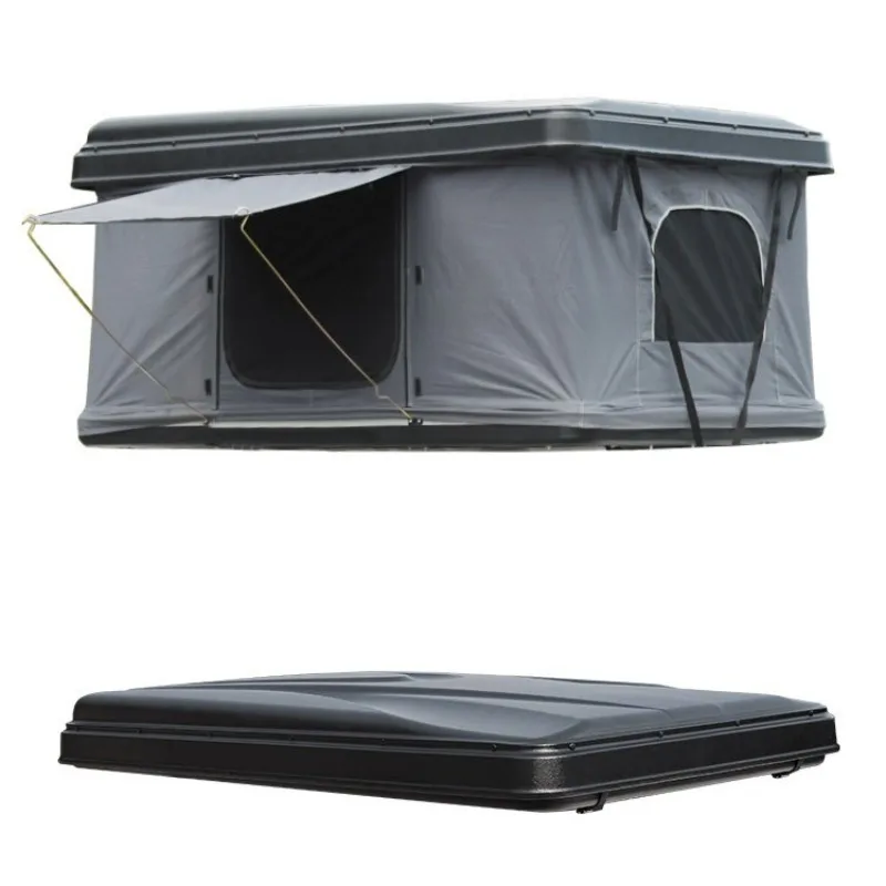 Automatic folding roof tent SUV car outdoor camping rainproof waterproof hard top helicopter tent