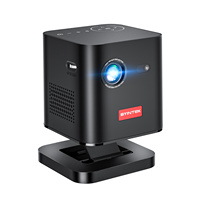 BYINTEK P19 CE FCC Certification 32GB Memory 300 Lumens Manual Focus 3D WIFI Android 9.0 Mini Projector