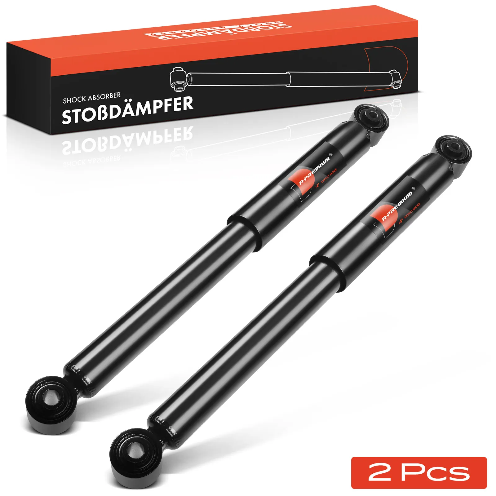 Frankberg 2x Stoßdämpfer Hinterachse für VW Golf IV Bora 1J Audi A3 8L1 Seat Leon 1996-2006 8N0512011B 19145570 69416 8N0512011AH