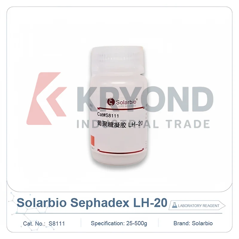 Solarbio SephadexLH-20 S8111 Gel Filtration Resin Chromatography Medium for Lab Research Purification Lab Use Pack 25g 100g 500g