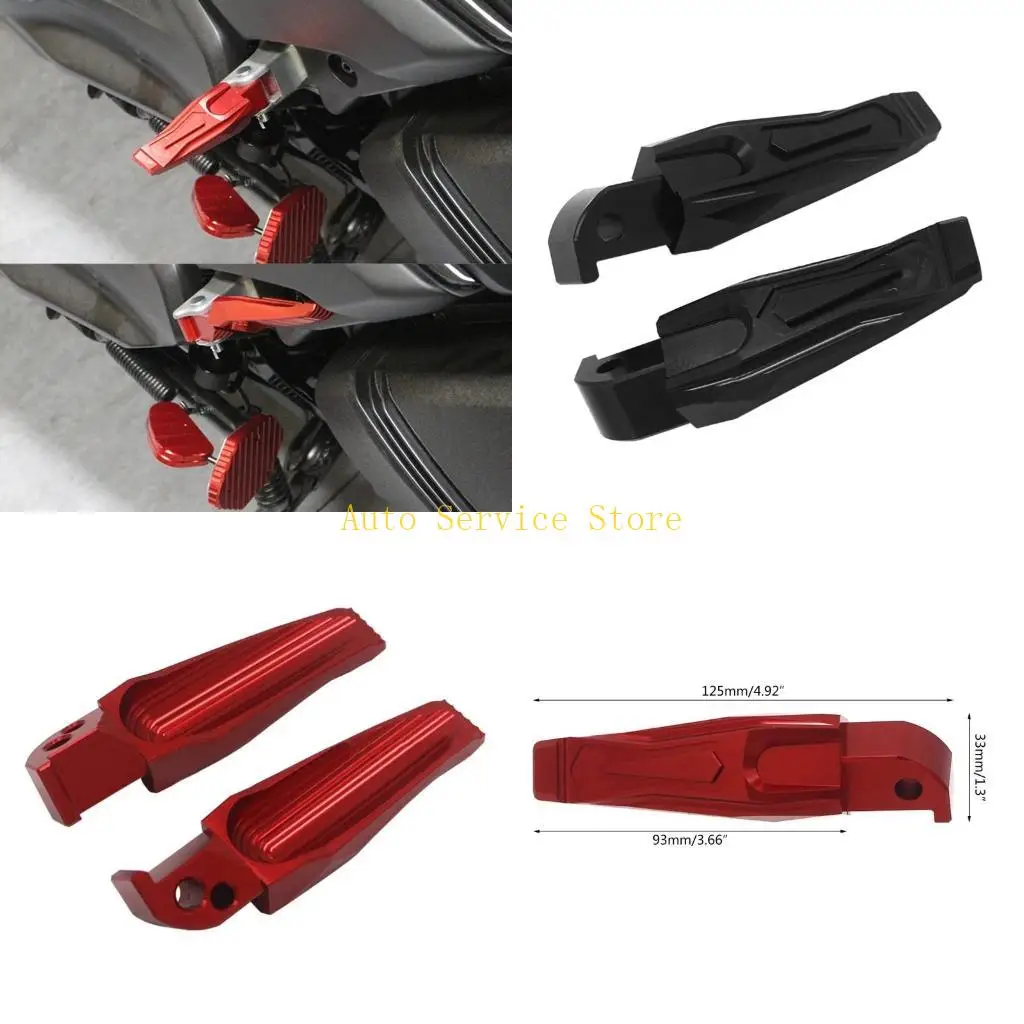 462A For NMAX155/125 XMAX300 Motorcycle Aluminium Alloy Rear Passenger Foot Peg Pedal