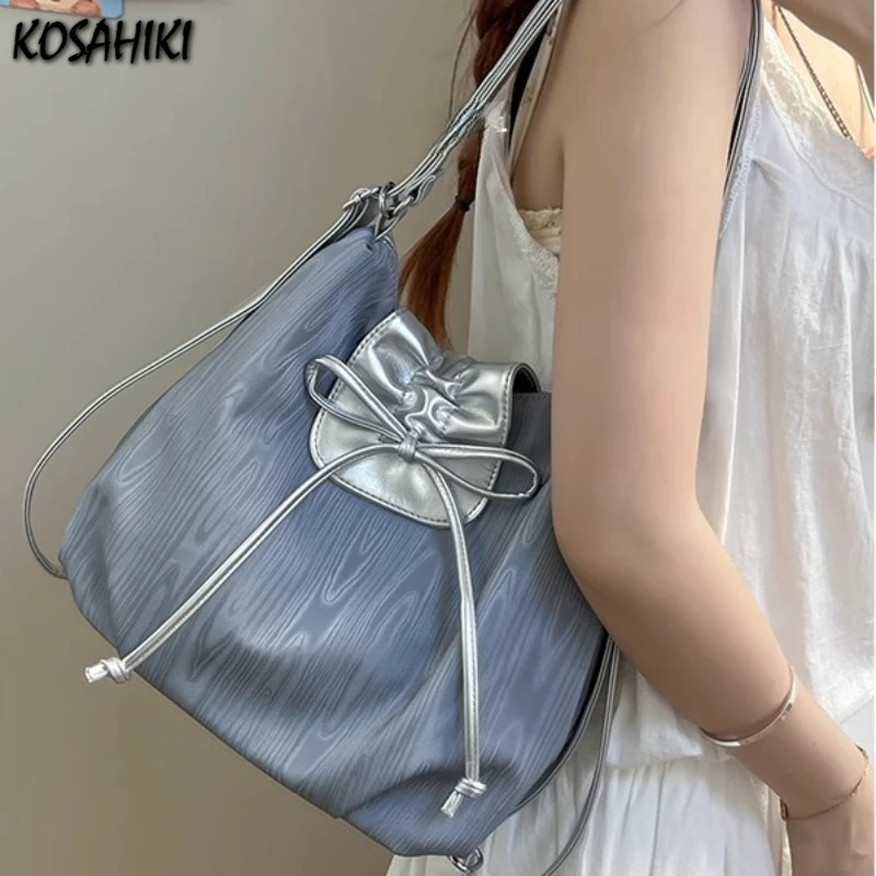 

Y2k Aesthetic Office Lady Vintage Fashion Shoulder Bags All Match Elegant Women Handbags Korean Chic Underarm Bag Luxury Design