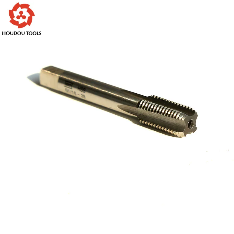 Free Shipping 1PC HSS4341 Made 55 Degree BSP G1/8"-28  Parallel British Standard Pipe Tap Right Hand For Hand Pipe Threading