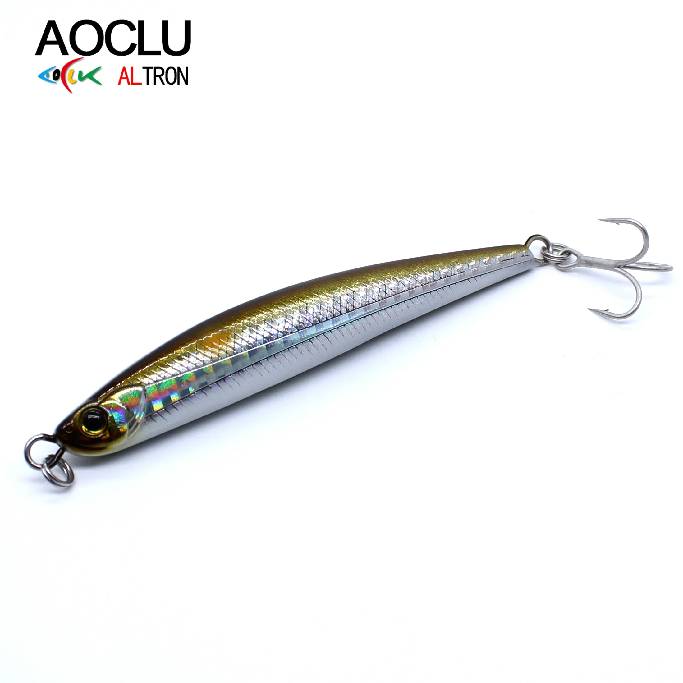 Воблер-карандаш AOCLU Sinking Stick 9 см 28 3 г тонущая жесткая приманка для баса пресной и морской воды с крючком VMC глубоководной рыбалки лодки берега