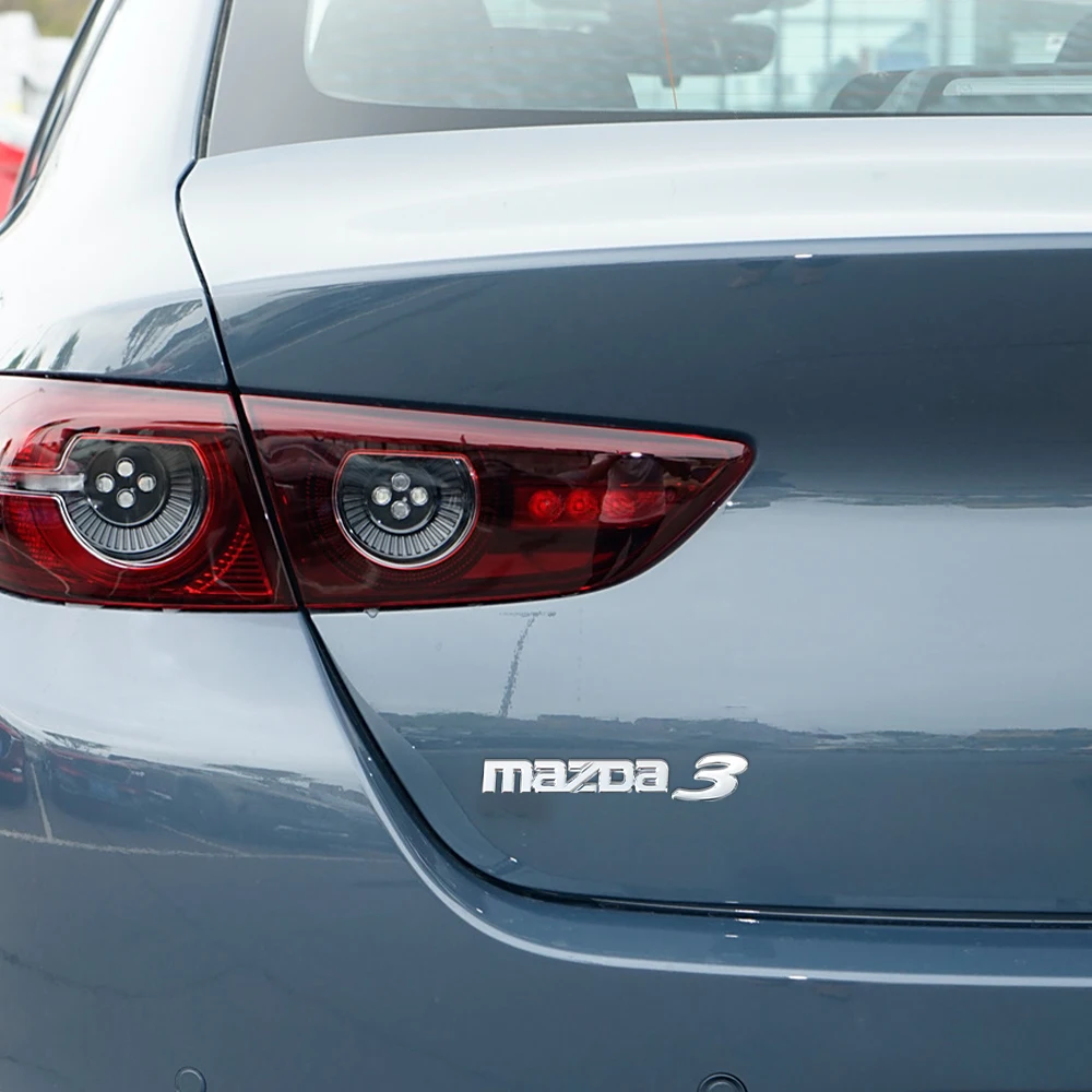 1PCS ABS Mazda 3 6 Badge Sticker Car Trunk Decoration Sticker for Mazda 3 Bk 6 Gh CX-5 CX30 MX-5 2 5 CX-3 GJ GL CX-8 MS Speed 6