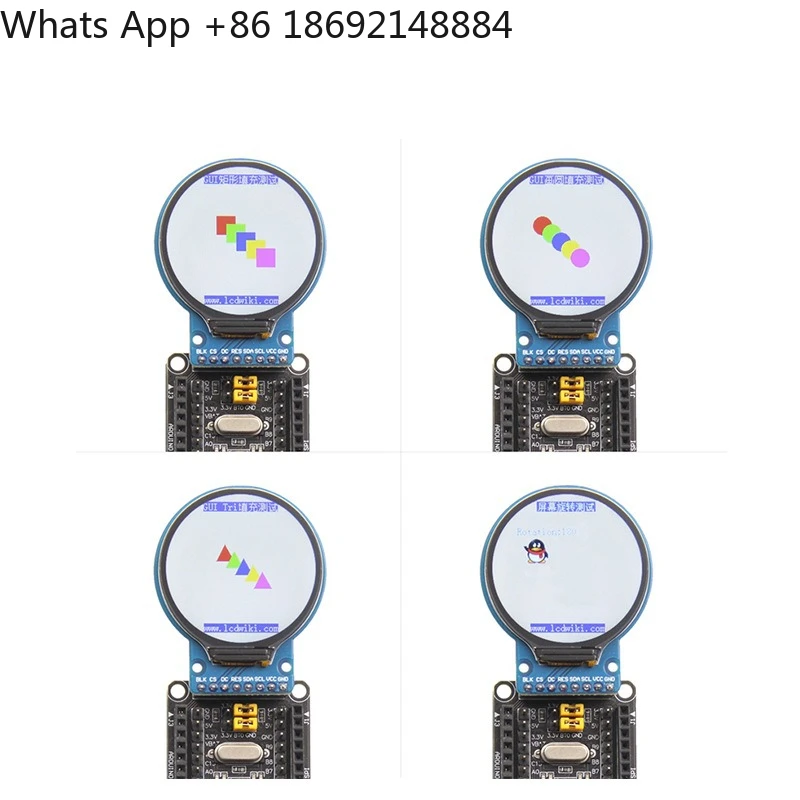 Full viewing angle  display LCD screen Color screen module SPI serial port, round screen