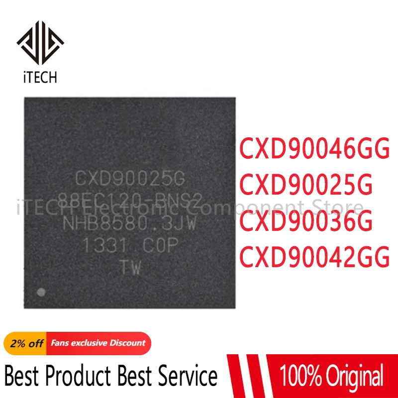 100% New Original CXD90046GG CXD90042GG CXD90036G CXD90025G CXD900 CXD BGA IC Chipset In Stock 100% New Original CXD90046GG CXD