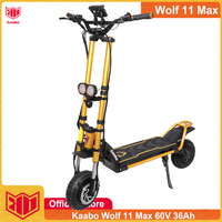 Pre-Sale Kaabo Wolf Warrior 11 Max 60V 36Ah Battery Dual Motor 2*1500W Peak Power 6720W Newest 11inch Kaabo Wolf Warrior 11 Max