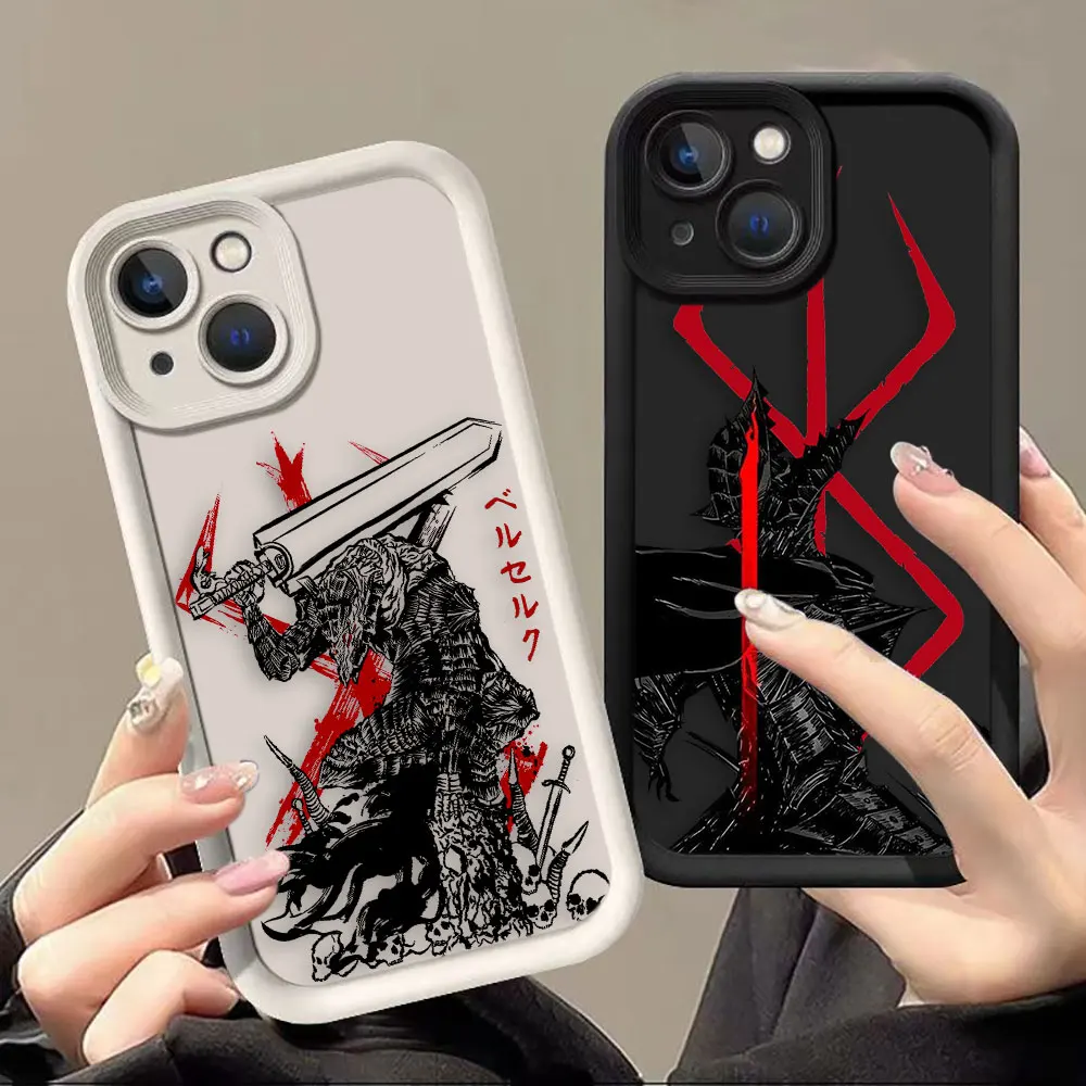 Coque de téléphone Anime B-Berserk G-Guts, étui antichoc en TPU pour Xiaomi 15 15T 17 14 14T PRO MAX 8 11 12 12T 13 LITE 5GNE