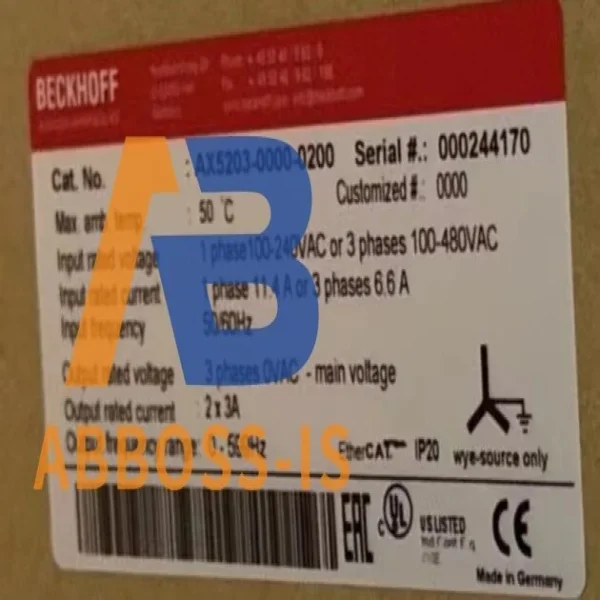 2026 Ax5203-0000-0200 2-channel Compact Drive Brand New Original Spot Plc