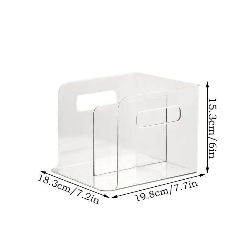 Akrilik-Aktenhalter, Dokumentenaufbewahrung, vertikaler Ordnerhalter, Acryl-Dokumentensortierer, Mails-Aufbewahrung für den Einsatz in der Schule, zu Hause und in der Küche