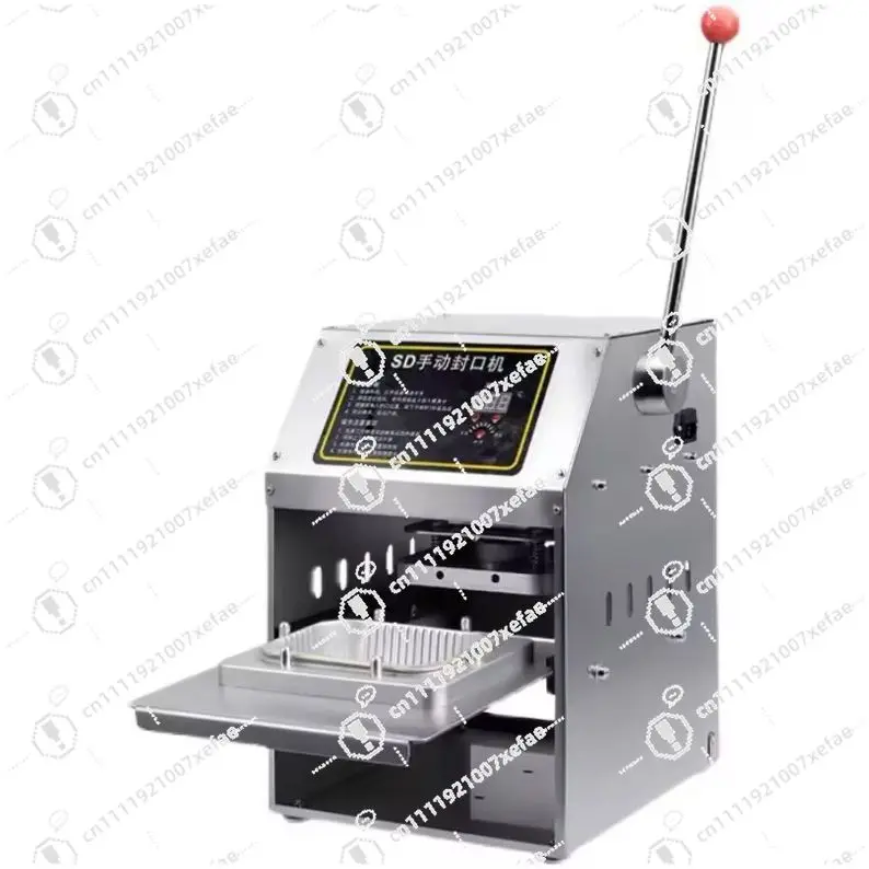 

Электрическая машина для запайки алюминиевых контейнеров для еды на вынос, полуавтоматическая, простая в эксплуатации, для коммерческой упаковки.