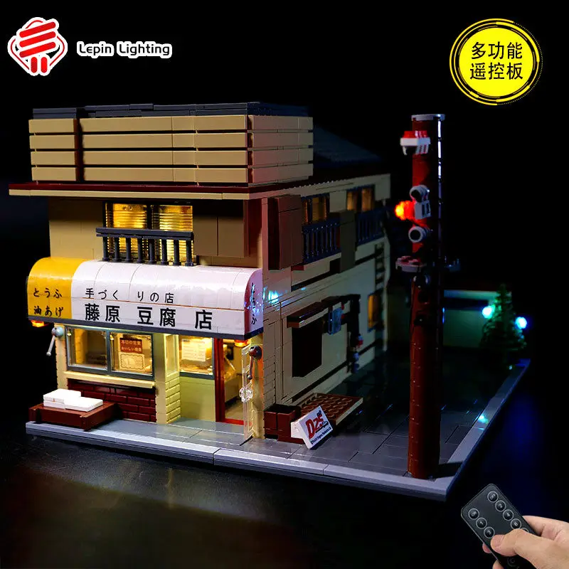 

Lighting Remote Control LED Light Kit For Double Eagle 61031 Fujiwara Tofu Shop Brick Building Blocks Model Lighting Set