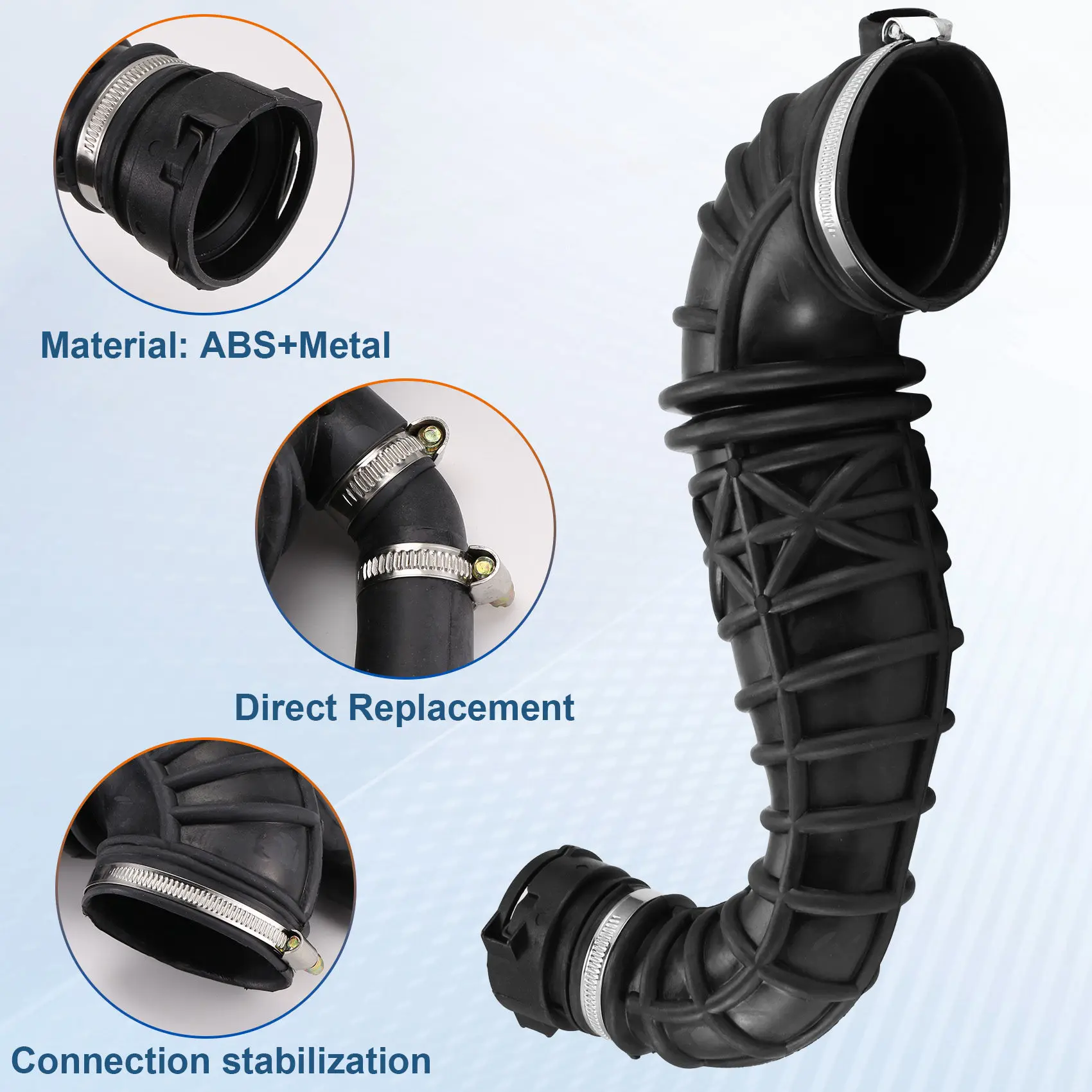 

A76T-Air Filter Box Top Intake Hose Pipe 1M51-9R504-AB 1133898 For Ford Focus Transit Connect Tourneo Connect 1.8